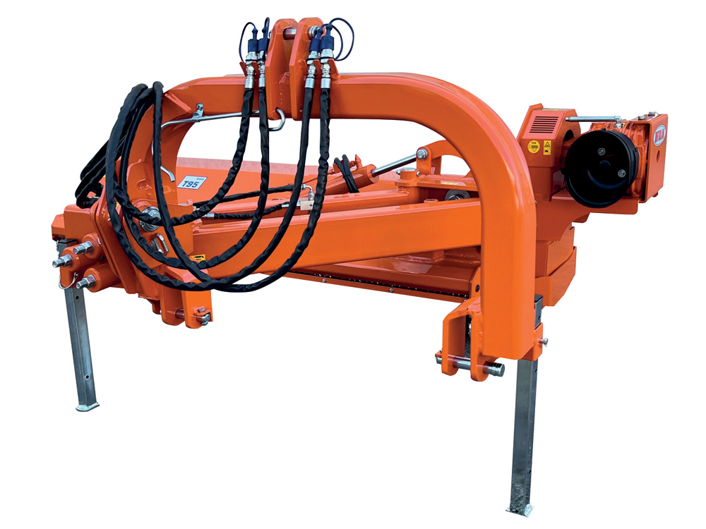 Seitenanbaumulcher T 95 für Schlepper zwischen 90 und 200 PS Seitenanbaumulcher T 95 für Schlepper zwischen 90 und 200 PS
